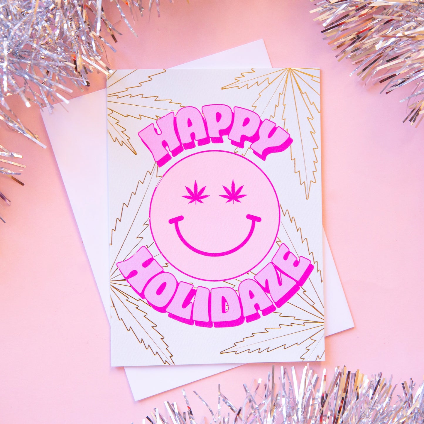 Happy Holidaze Weed Card