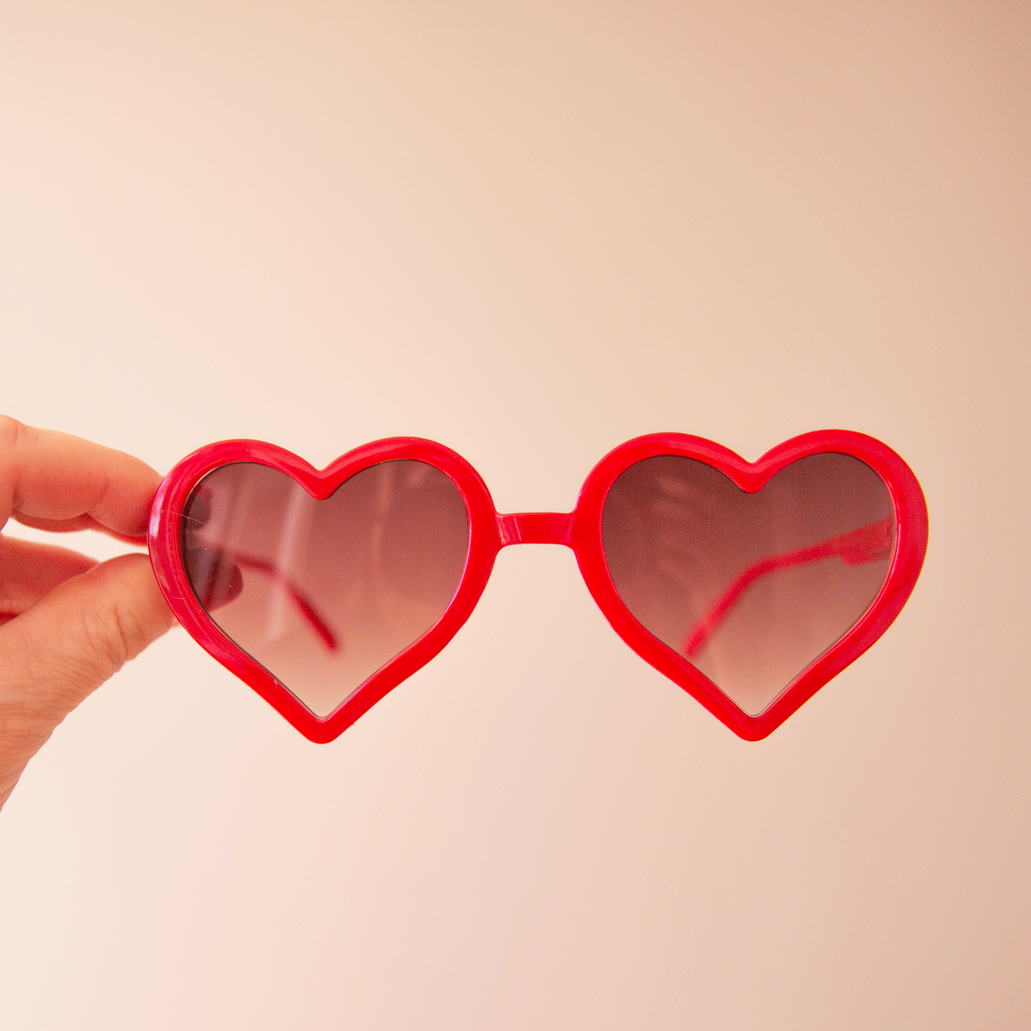 Adult Heartbreaker Sunglasses | Red