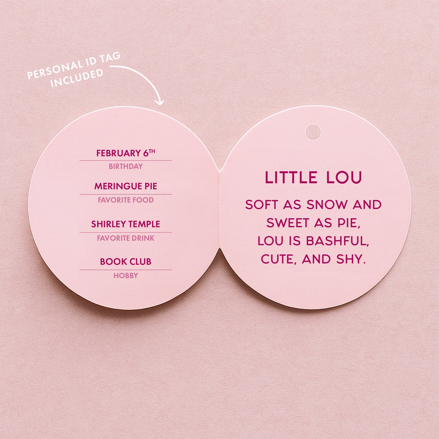 "Little Lou Soft As Snow And Sweet As Pie, Lou Is Bashful, Cute And Shy"