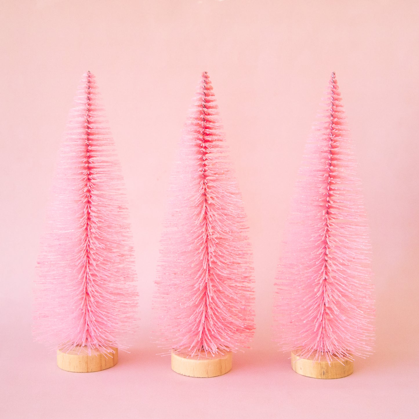 Bottle Brush Tree | Warm Pink
