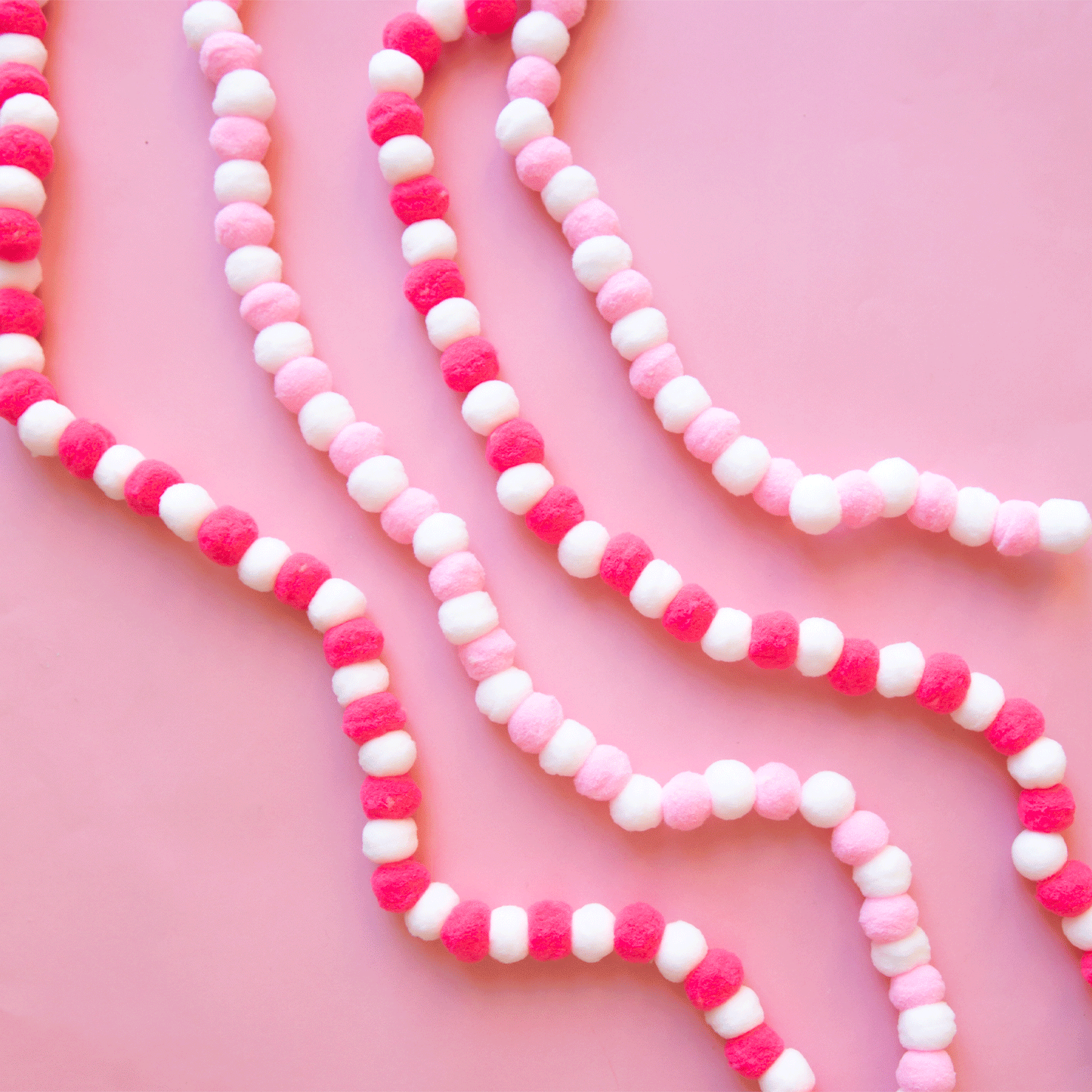 Pom Pom Garland | Baby Pink