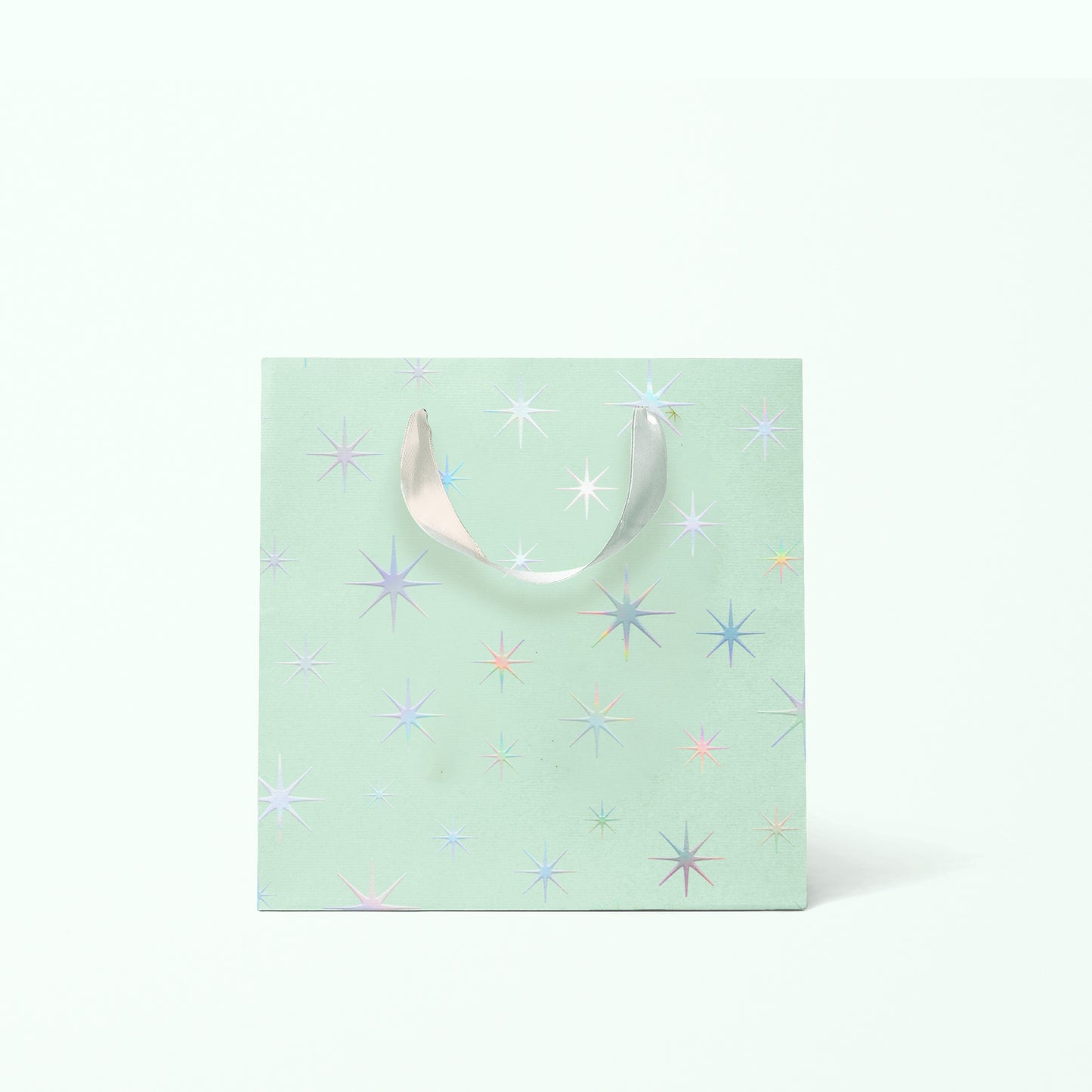 Starburst Gift Bag | Holographic Mint
