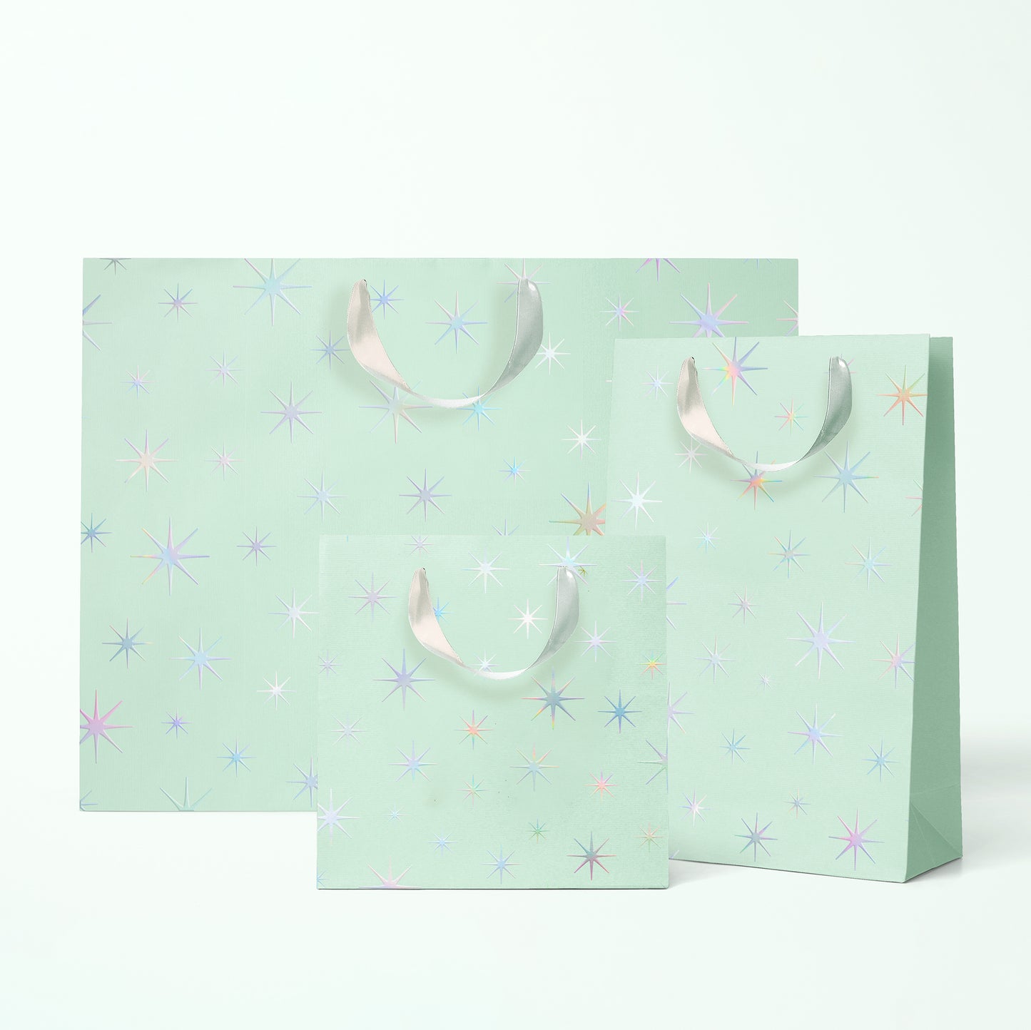 Starburst Gift Bag | Holographic Mint