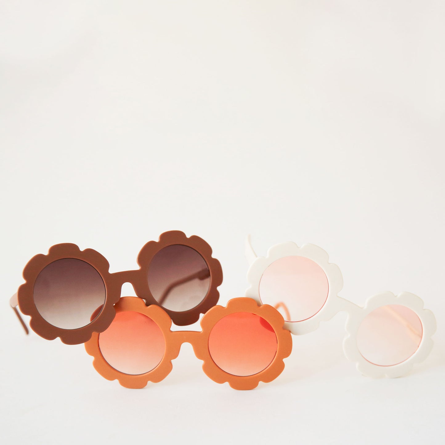 Adult Flower Sunglasses | Ivory