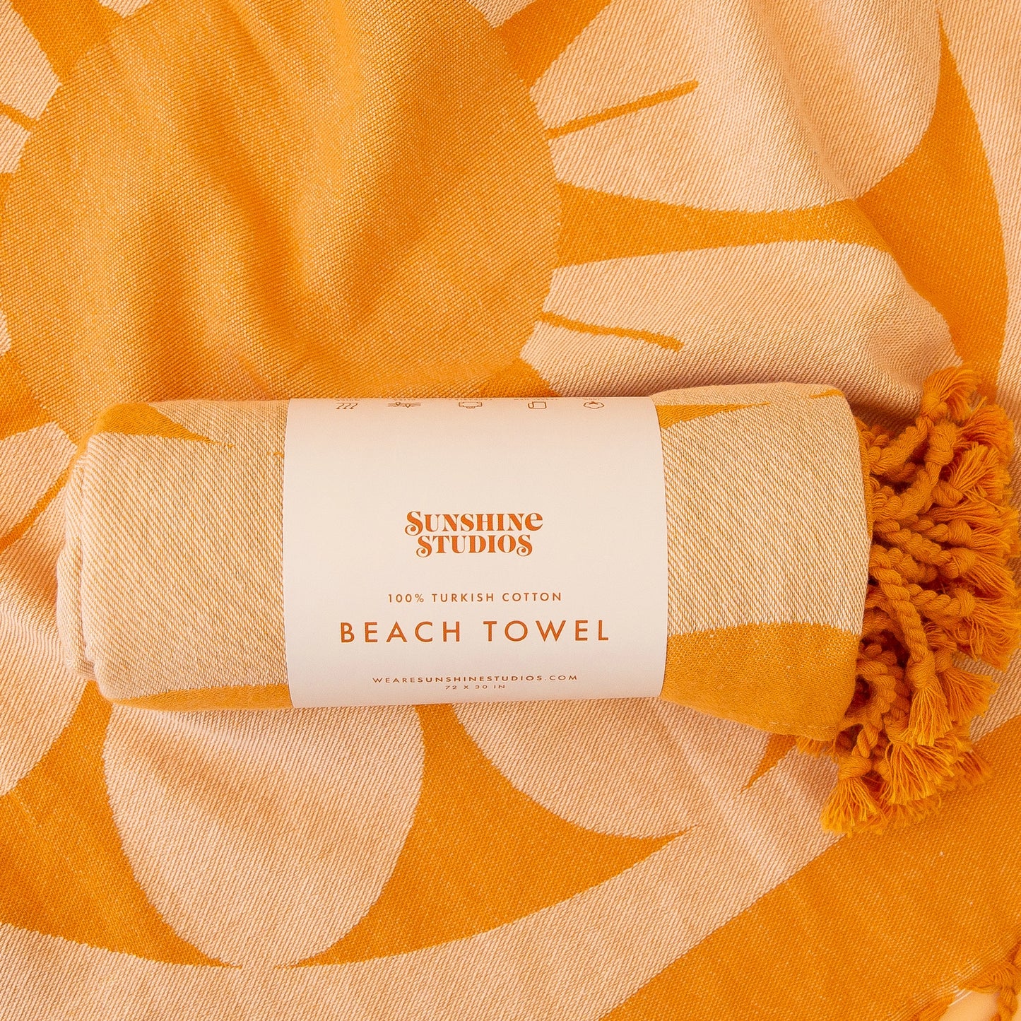 Beach Towel - Retro Flower