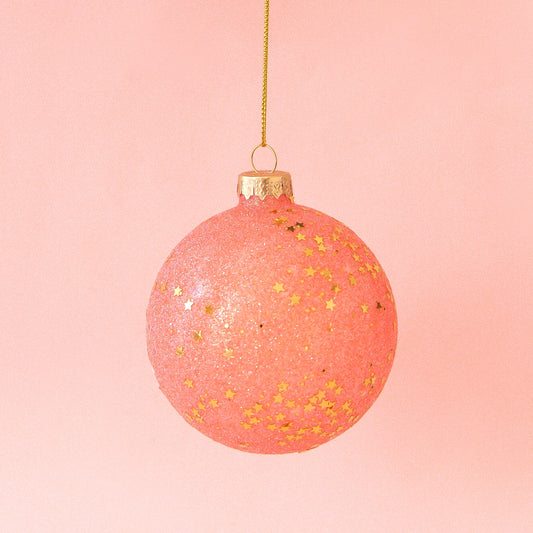 Starry Glitter Ball Ornament | Watermelon Sugar