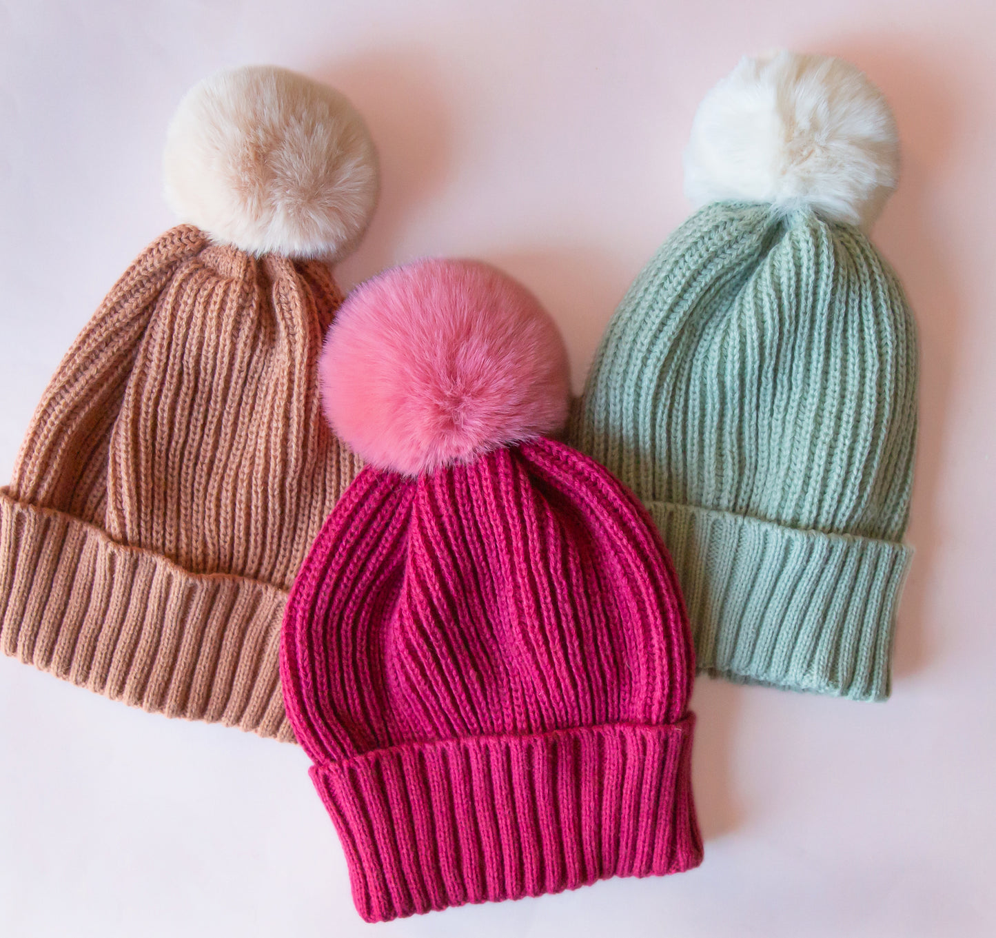 Snow Bunny Pom Hat | Chestnut