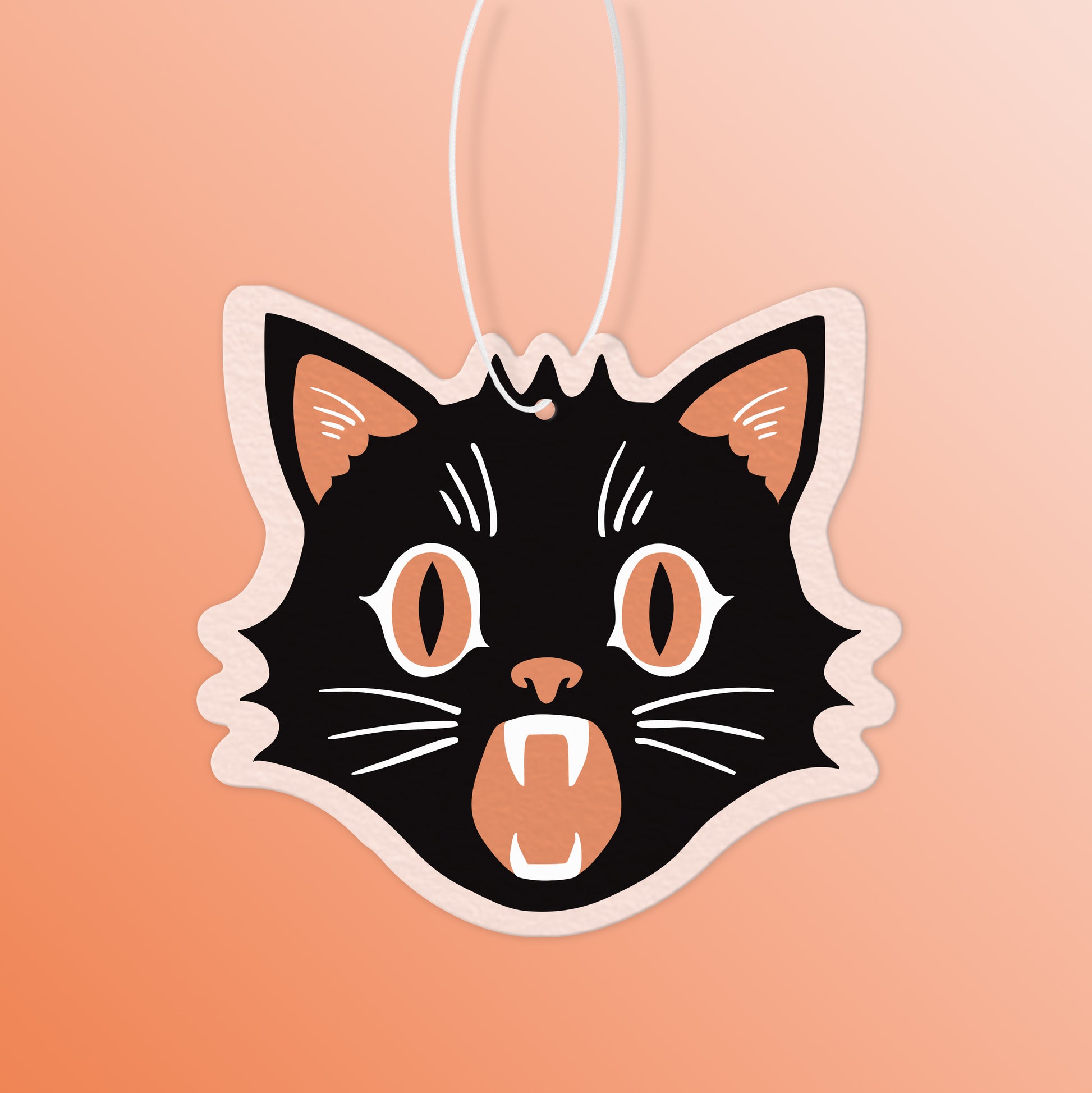 Black cat air freshener.