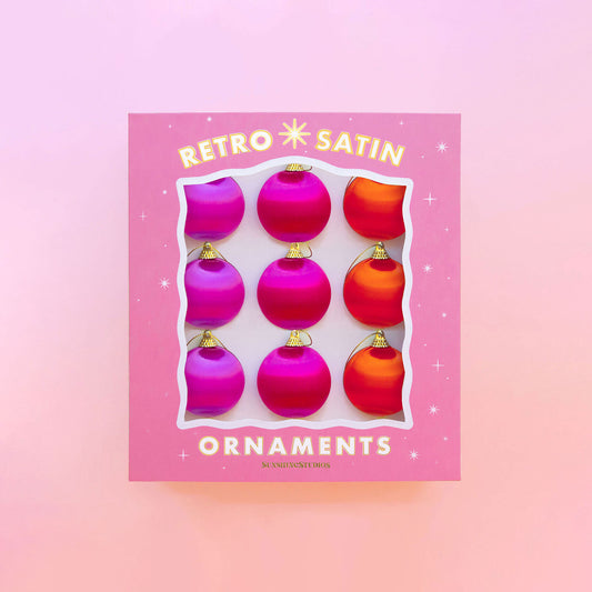 Retro Satin Ornaments