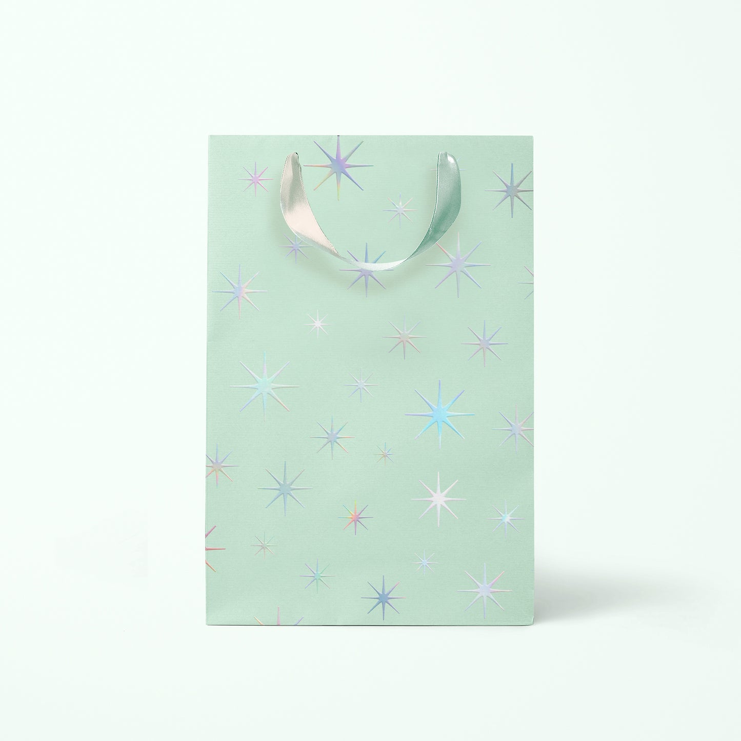 Starburst Gift Bag | Holographic Mint