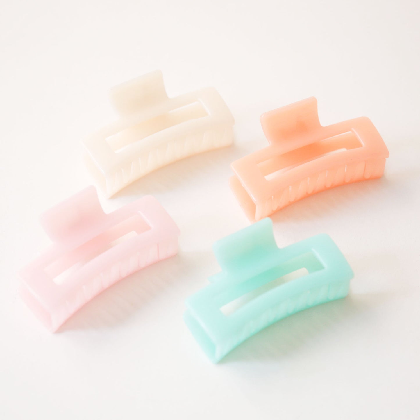 Jelly Rectangle Hair Claw