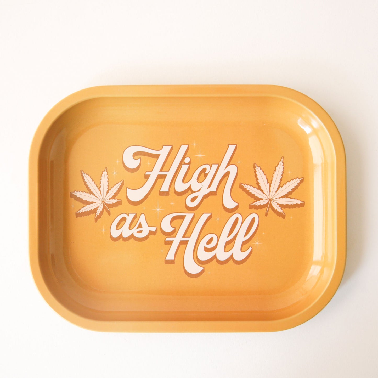 High as Hell Metal Tray