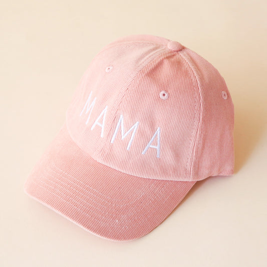 Mama Baseball Hat - Pink