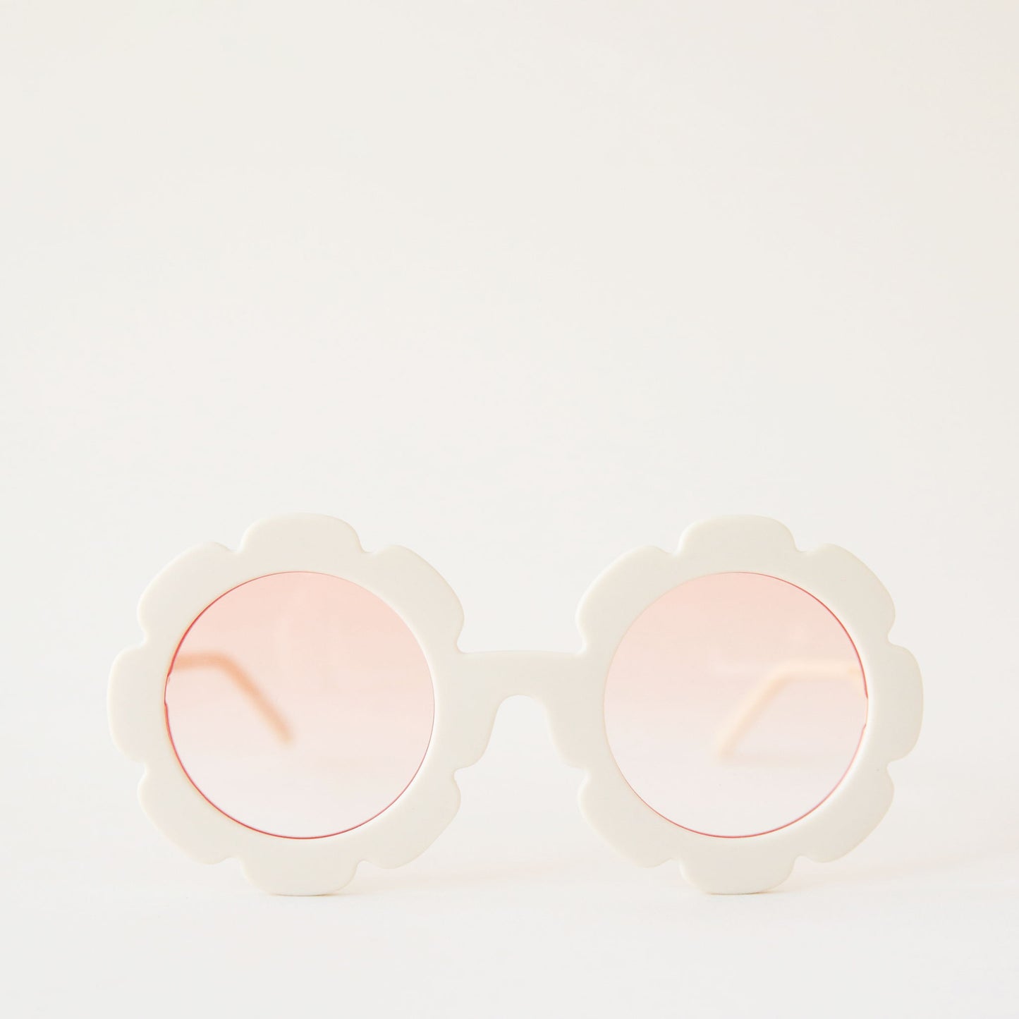 Adult Flower Sunglasses - Ivory