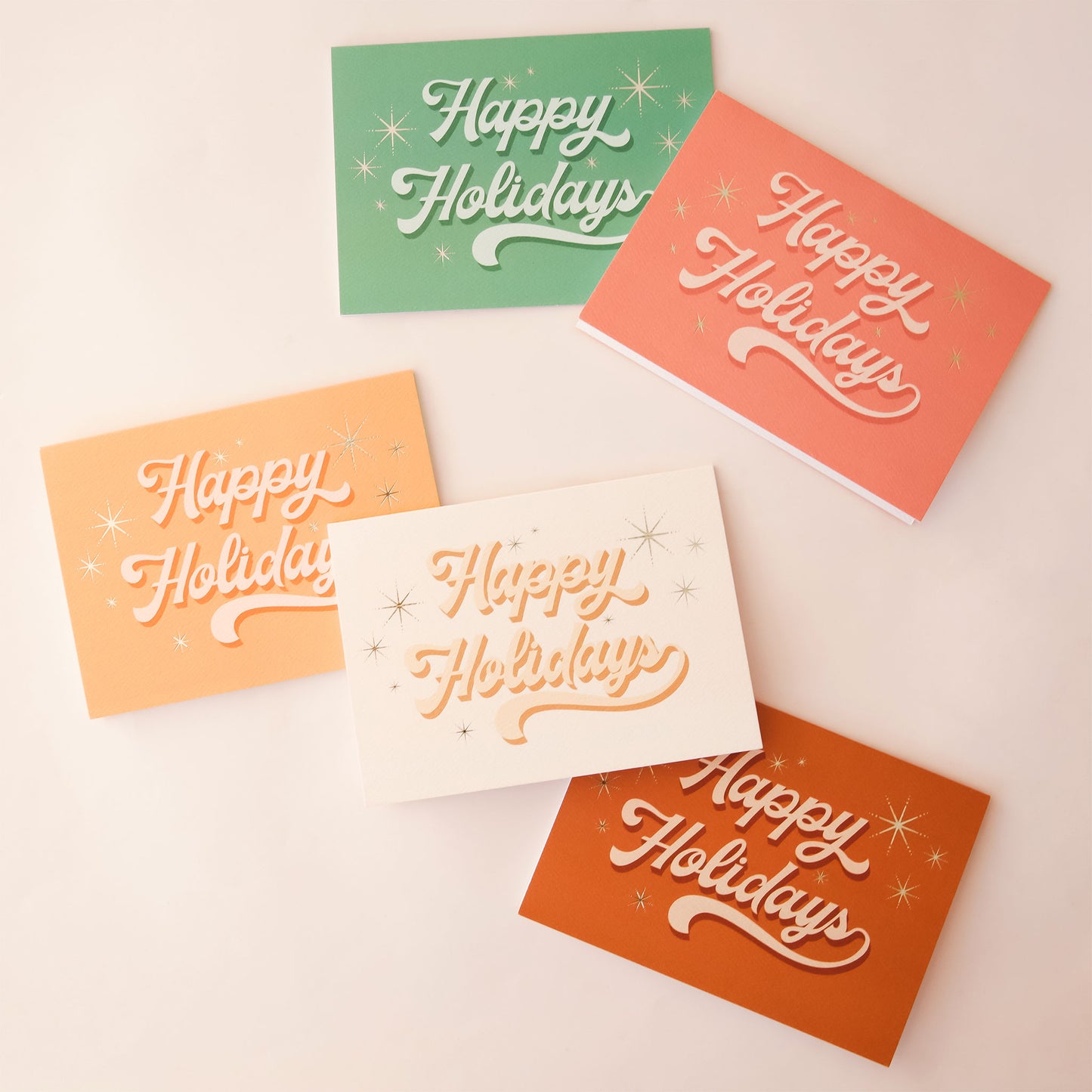 Happy Holidays Card - Pack of 5