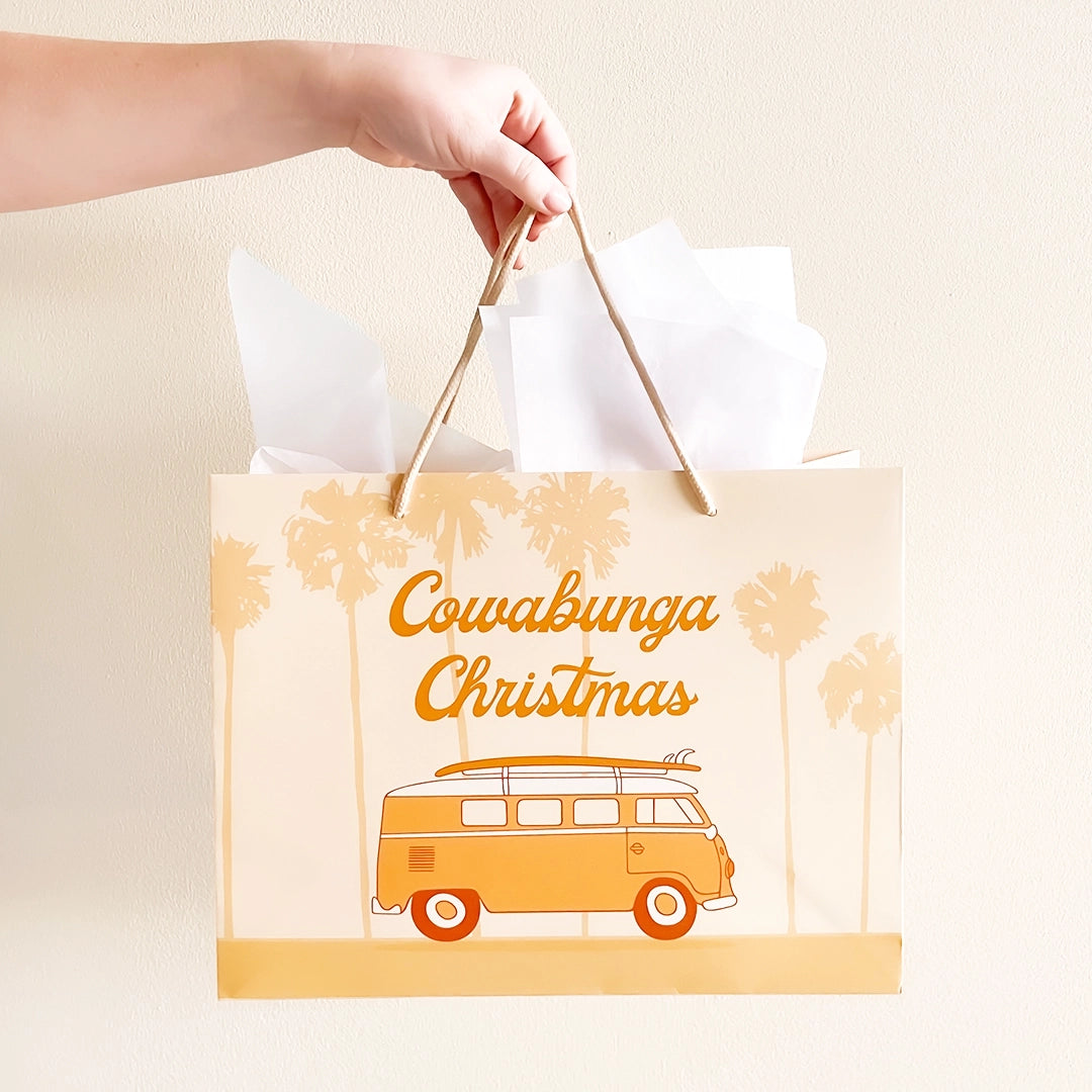 Cowabunga Christmas Gift Bag